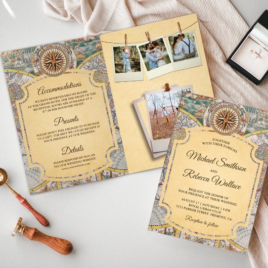 Atlas Wereldkaart Reizen Avontuur Bruiloft