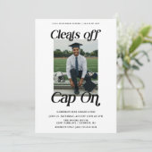 Atleet Afstuderen verwijdert Pet op Kaart (Staand voorkant)