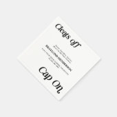 Atleet Afstuderen verwijdert Pet op Servet (Hoek)