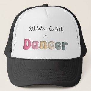 Atleet + Artiest = Dancer, Grappige gifT voor Danc Trucker Pet