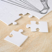 atleet met wielaandrijving en veldatleet legpuzzel (Zijkant)