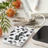 Atleet naam cluster van voetballen sleutelhanger (Voorkant Rechts)