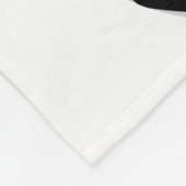 Atleet trui nummer op groep van voetballen fleece deken (Hoek)