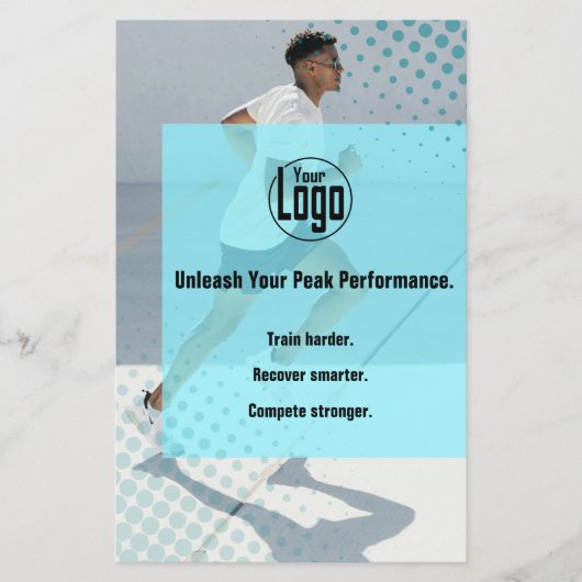 Atleten aantrekken Advanced Fitness Personal Train Flyer (Voorkant)