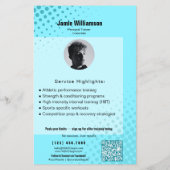 Atleten aantrekken Advanced Fitness Personal Train Flyer (Achterkant)