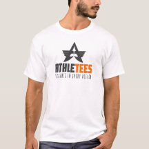 Atleten Logo T-shirt met een elegante touch