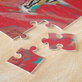 atleten, rennen, marathonraceontwerp legpuzzel (Zijkant)