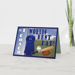 Atleten werelden Beste vader & #1 Wenskaart Kaart
