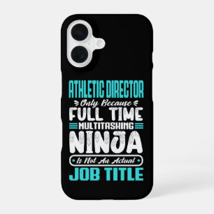 Atletiek Directeur Multitasker Docent Coach Vaardi iPhone 16 Hoesje