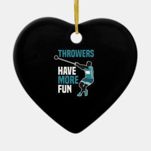 Atletiek hamerwerpen sport cadeau keramisch ornament