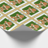 Atletiek hardlopen Kerstcadeauverpakking Cadeaupapier (Hoek)