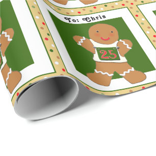 Atletiek hardlopen kerstcadeauverpakking cadeaupapier