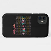 Atletiek Moeder Groovy Hardlopen Moederdag Case-Mate iPhone Case (Achterkant (horizontaal))