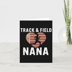 Atletiek Nana Oma Trotse Atleet Moeders Kaart