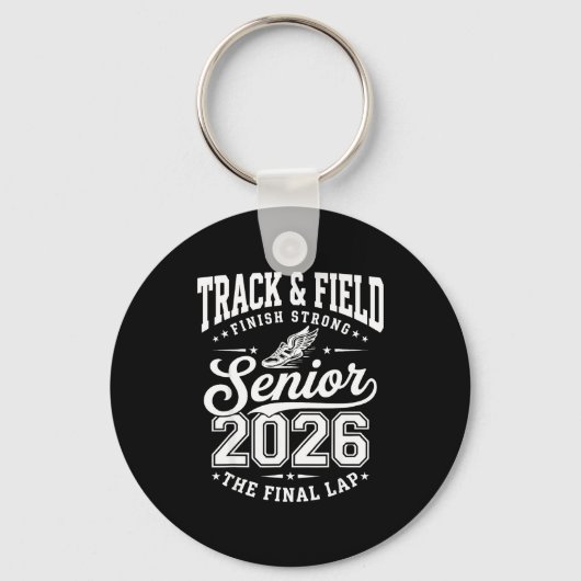 Atletiek senior 2026 afstudeerklas van sleutelhanger (Voorkant)