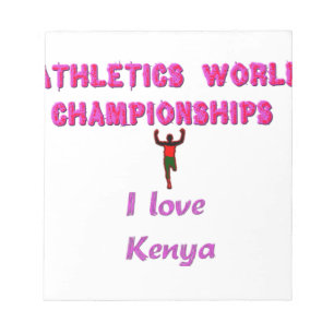 Atletiek Wereldkampioenschappen Kenia Hardloper: I Notitieblok