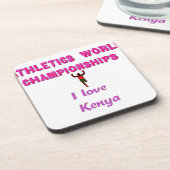 Atletiek Wereldkampioenschappen Kenia Runner: I Lo Bier Onderzetter (Linkerzijde)