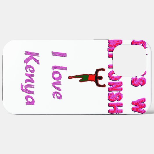Atletiek Wereldkampioenschappen Kenia Runner: I Lo Case-Mate iPhone Case (Achterkant (horizontaal))