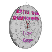Atletiek Wereldkampioenschappen Kenia Runner: I Lo Dartbord (Voorkant Links)