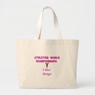 Atletiek Wereldkampioenschappen Kenia Runner: I Lo Grote Tote Bag