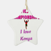 Atletiek Wereldkampioenschappen Kenia Runner: I Lo Keramisch Ornament (Rechts)