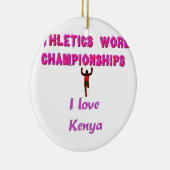 Atletiek Wereldkampioenschappen Kenia Runner: I Lo Keramisch Ornament (Rechts)