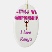 Atletiek Wereldkampioenschappen Kenia Runner: I Lo Keramisch Ornament (Rechts)