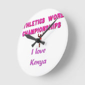 Atletiek Wereldkampioenschappen Kenia Runner: I Lo Ronde Klok (Hoek)