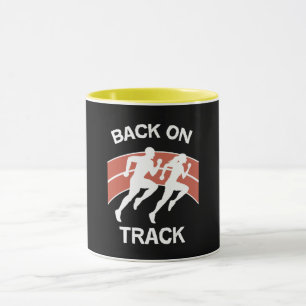 Atletiekbaanlopers Baanatleten Hardlopers Mok