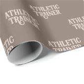 Atletiektrainer Atletiektraining Cadeaupapier (Rol Hoek)