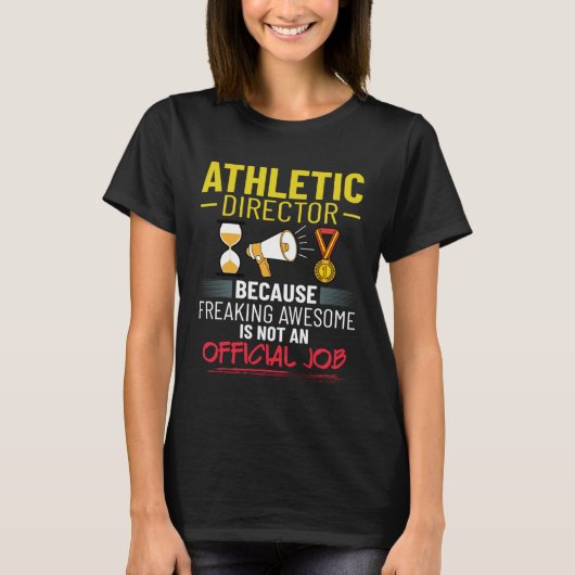 Atletisch directeur trainingscoach programma Team T-shirt (Voorkant)