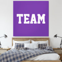 Atletisch Gecentreerd TEAM Witte Tekst Op Konings