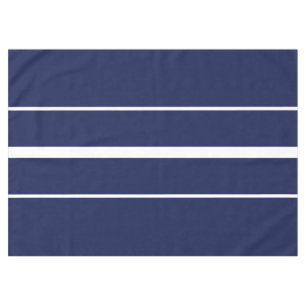 Atletische jaren 70 Sportieve Marine Blauw Wit Rac Tafelkleed