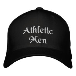 Atletische Mannen Custom Tekst Kracht Stijl Trots- Geborduurde Pet