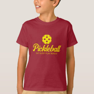 Atletische pickleball kind sport t shirt voor jong