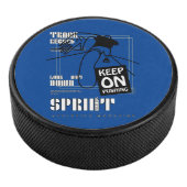 Atletische Sport blijven duwen Hockey Puck (3/4)