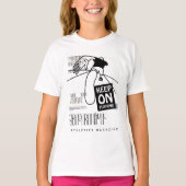 Atletische Sport blijven duwen T-shirt (Voorkant)