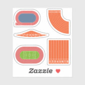 Atletische Track Stickers (Vel)