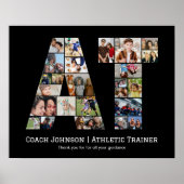 Atletische trainer AT Retirement Fotocollage Poster (Voorkant)
