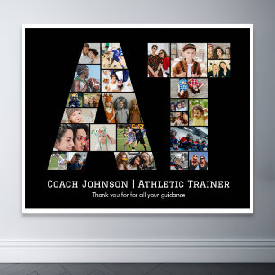 Atletische trainer AT Retirement Fotocollage Poster