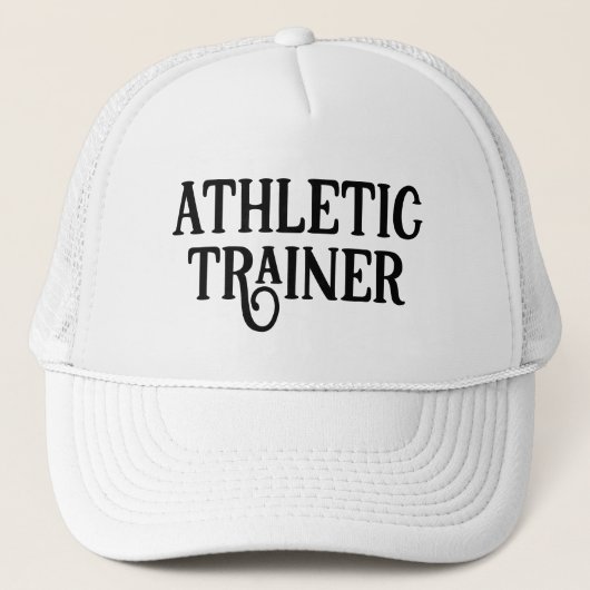 Atletische trainer atletische trainer trucker pet (Voorkant)