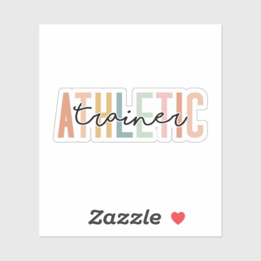 Atletische Trainer Gift Atletische Training Sticker (Vel)