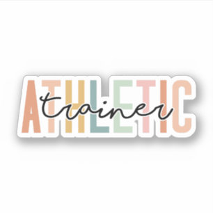 Atletische Trainer Gift Atletische Training Sticker