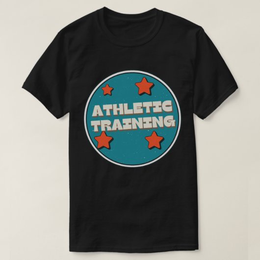 Atletische training t-shirt (Design voorkant)