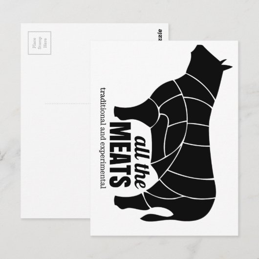 ATM - Beefy Badness Briefkaart (Voorkant / Achterkant)