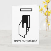 ATM, HAPPY VADERDAG KAART (Gele Bloem)