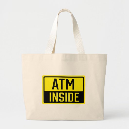 ATM Inside Sign Canvas tas (Voorkant)