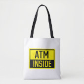 ATM Inside Sign Canvas tas (Voorkant)