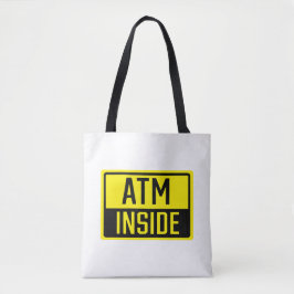 ATM Inside Sign Canvas tas