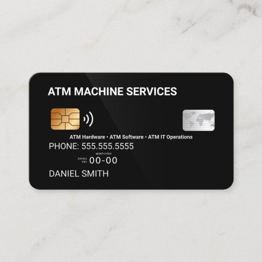 ATM-Kaart Visitekaartje (Voorkant)
